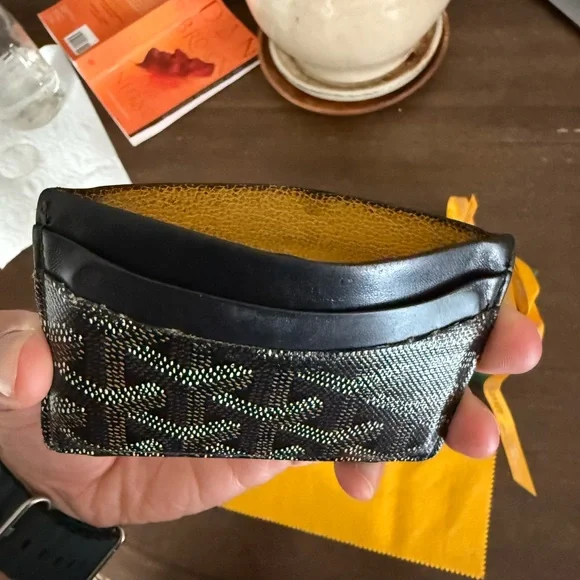 Goyard Black and Gray Card Holder - Picture 5 of 6